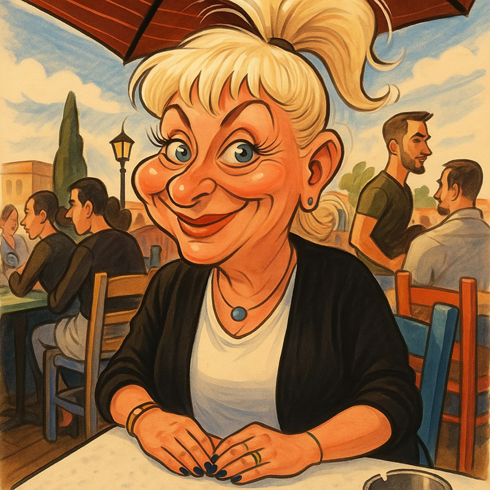 Classic cartoon-style caricature result